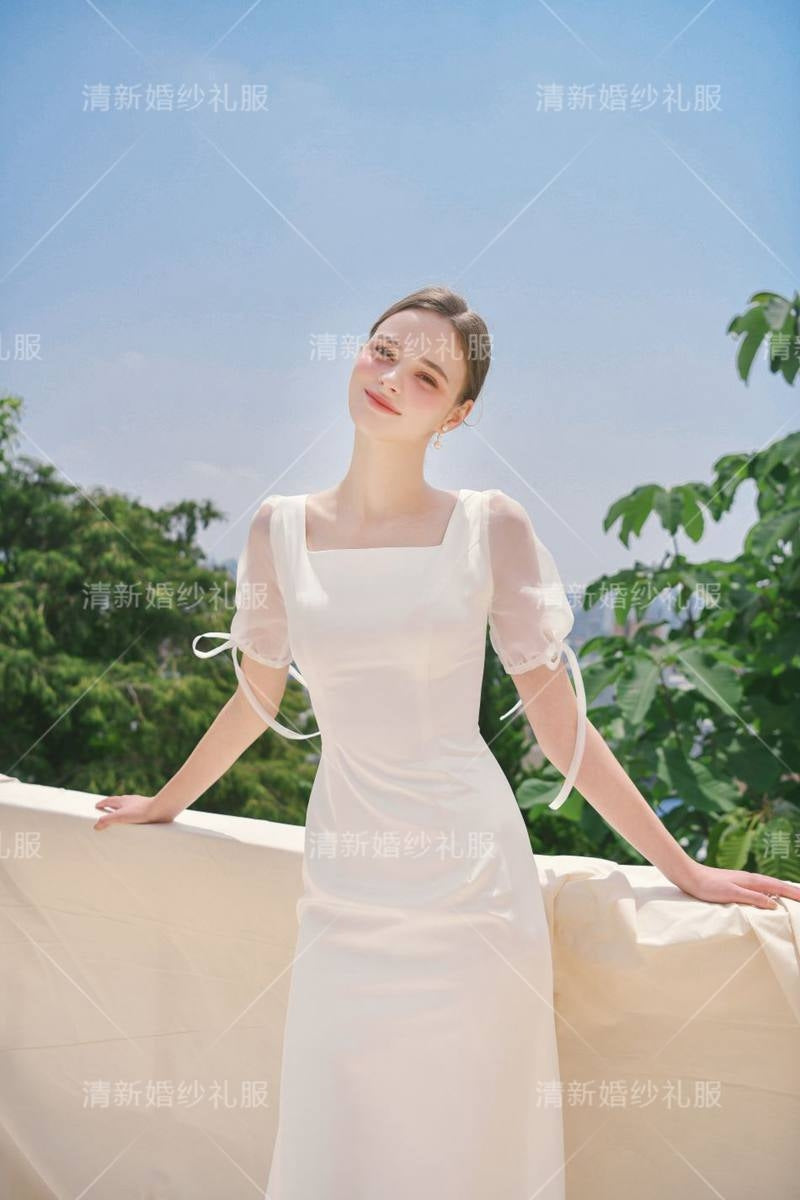 Off-Shoulder Princess ROM Gown