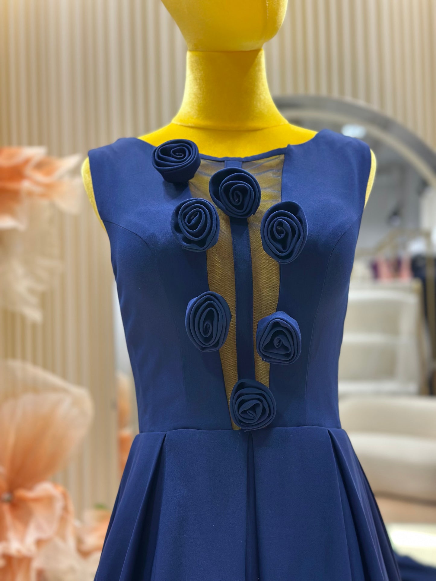 EG-AME-10008 EVENING GOWN PREMIUM FABRIC SIZE M-XXL BUST 84-96 WAIST 68-80