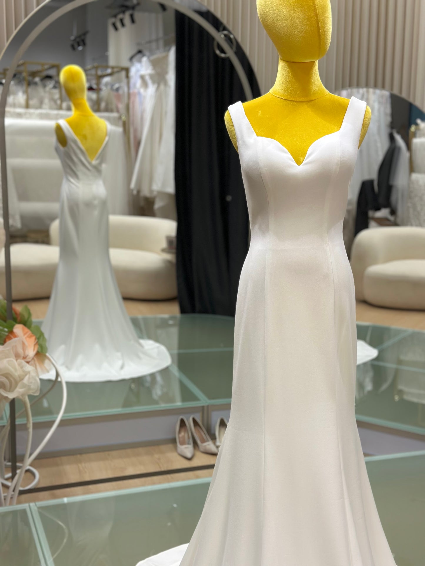 Serenity Pleated Bridal Gown | Ready-to-Wear