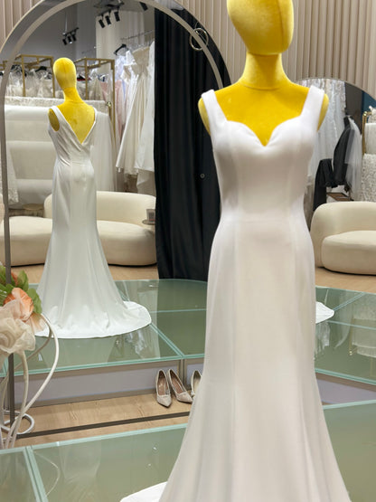 Serenity Pleated Bridal Gown | Ready-to-Wear