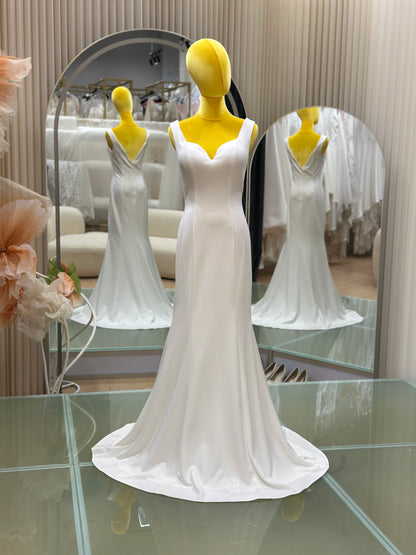 Serenity Pleated Bridal Gown | Ready-to-Wear