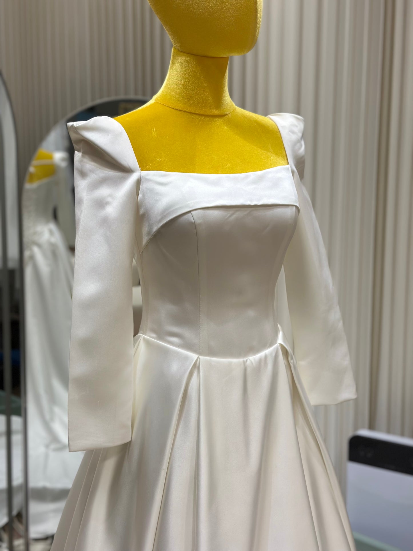 Ethereal Grace Pleated Wedding Gown | Ready-to-Wear