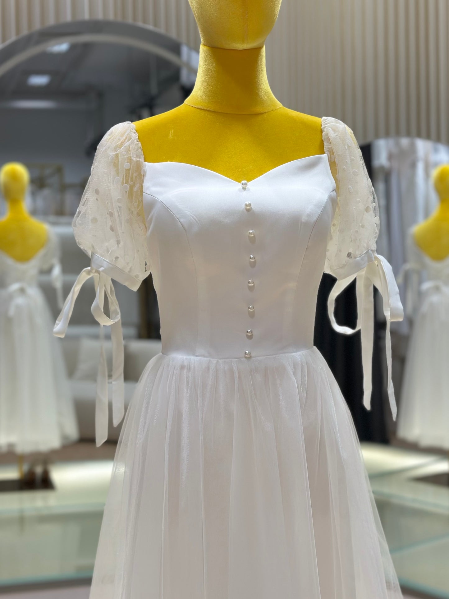 BG-WED-AME-10064 French travel photography light wedding dress new forest style simple small bride marriage certificate banquet dress wedding dress