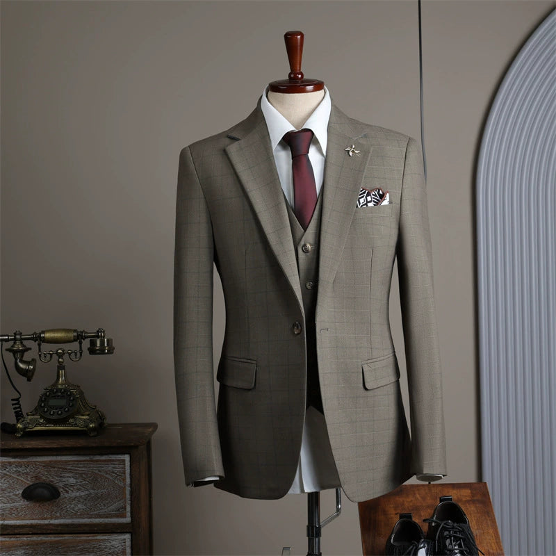 Men's 3 Piece Suit Set