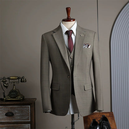 Men's 3 Piece Suit Set