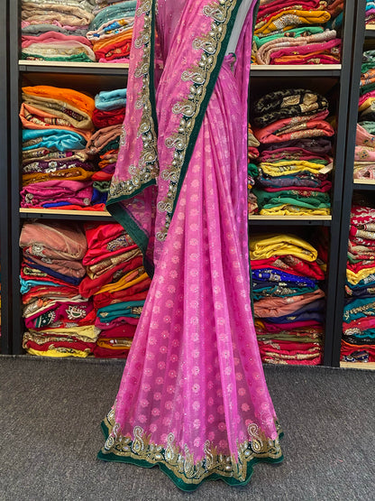 Luxury Silk Saree Embroidered