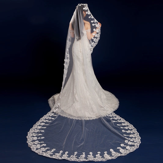 White Wedding Veil