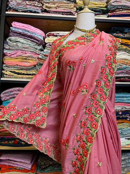 Indian Beaded Sari Wedding dress