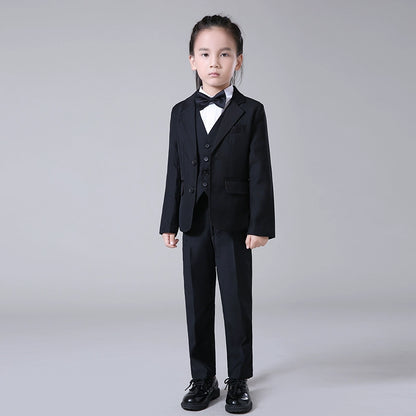 Korean Style Children's Leisure Suit: Flower Boy Jacket Set