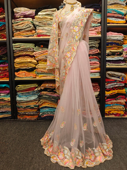 Six Meter Sari Made of Mesh