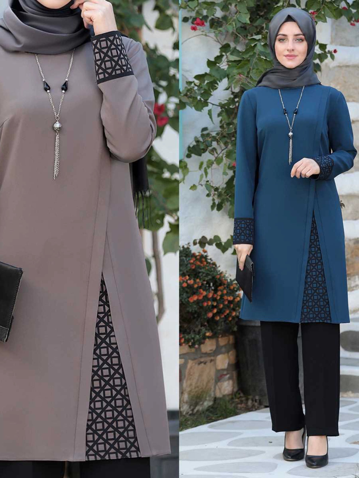 Arabic Fashion Loose Dress Set