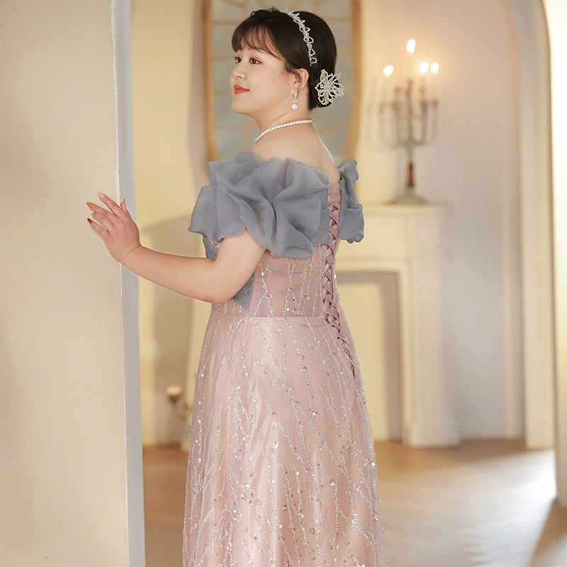 High-End Fitted Evening Dress