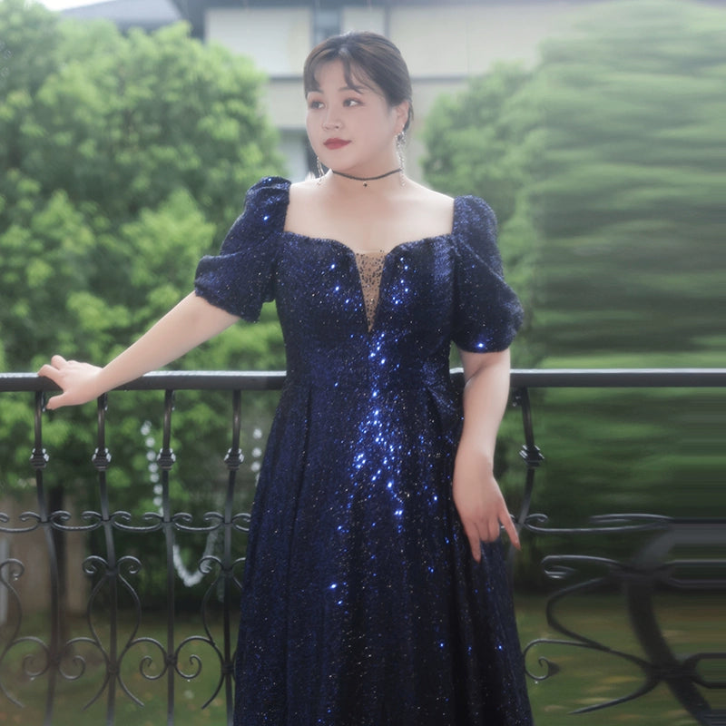 New Evening Dress Fat MM High End Art