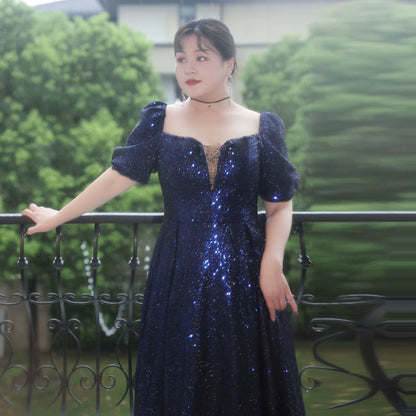 New Evening Dress Fat MM High End Art