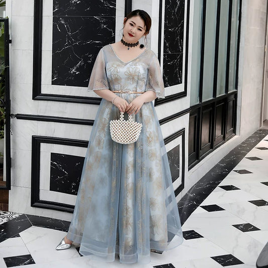 Lace French Elegant Wedding Evening Dress