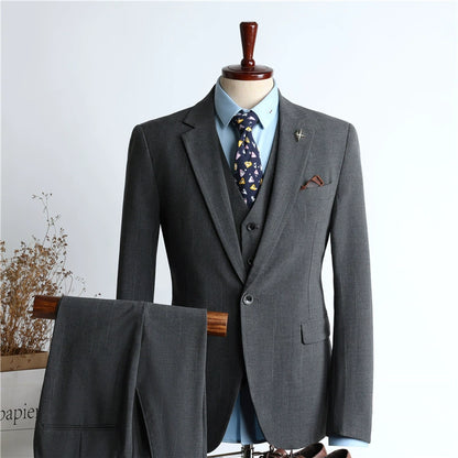 Men's 3 Piece Korean Suit