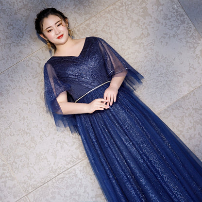 Elegant Large Size Evening Dress