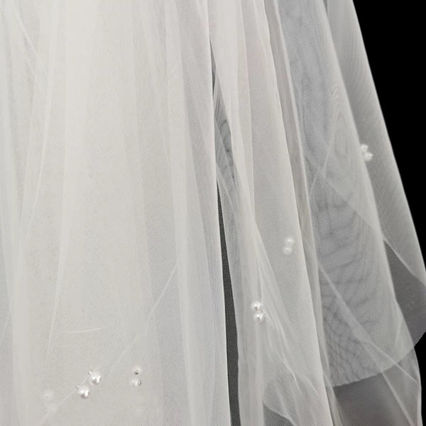 Wedding Veil Lace Short Bridal