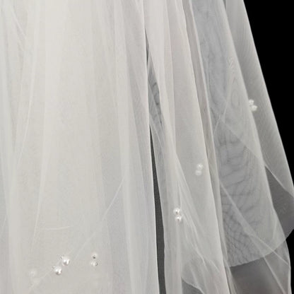 Wedding Veil Lace Short Bridal