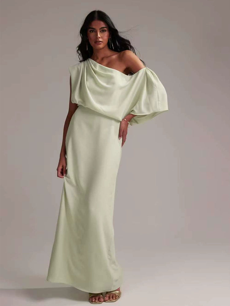 bridesmaid dresses high end New High-End Dress – Ame_handmadesg Wood Finish:Gardenia White Lady Gaga's 2021 style bumpdresses