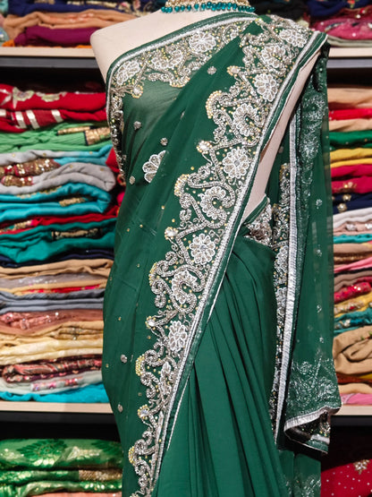Beaded Indian Sari