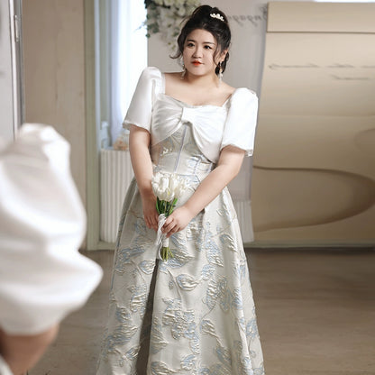Elegant White Evening Dress