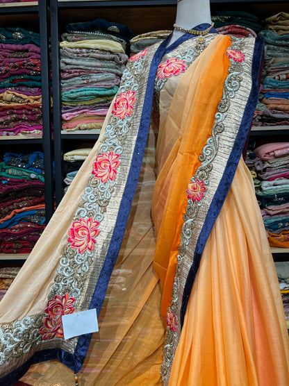 Beaded Indian Saree