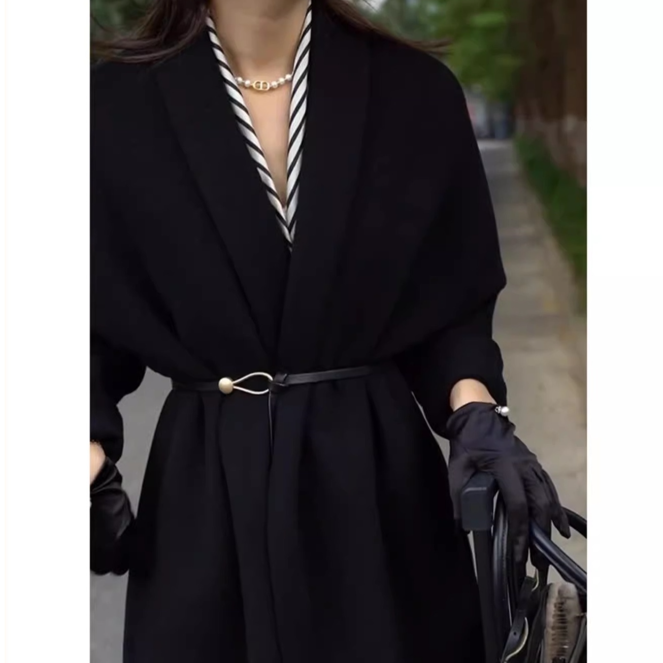 Women's Double-Sided Cashmere Coat Sewing Pattern Professional Full-Size Paper