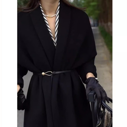 Women's Double-Sided Cashmere Coat Sewing Pattern Professional Full-Size Paper