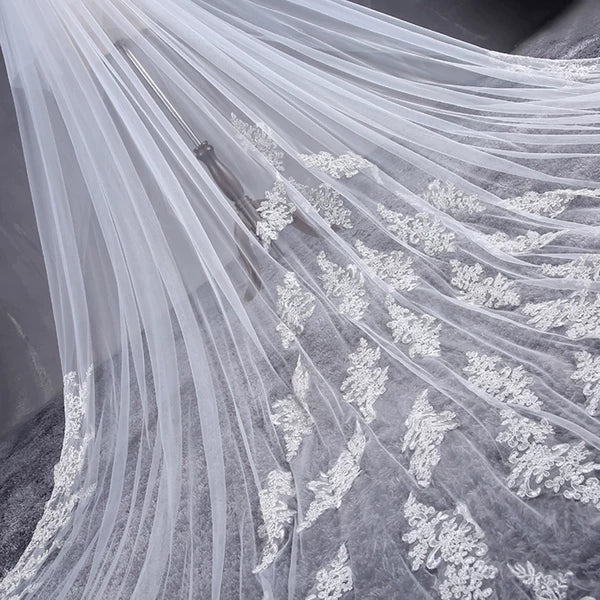 Korean Style Wedding Veil 3.8m Long