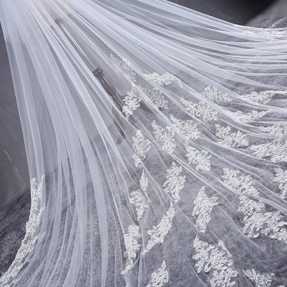 Korean Style Wedding Veil 3.8m Long