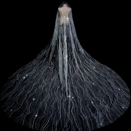 Wedding Veil Shining Galaxy 3.5M Long