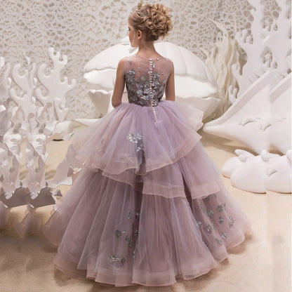 Kids Noble Princess Evening Dress