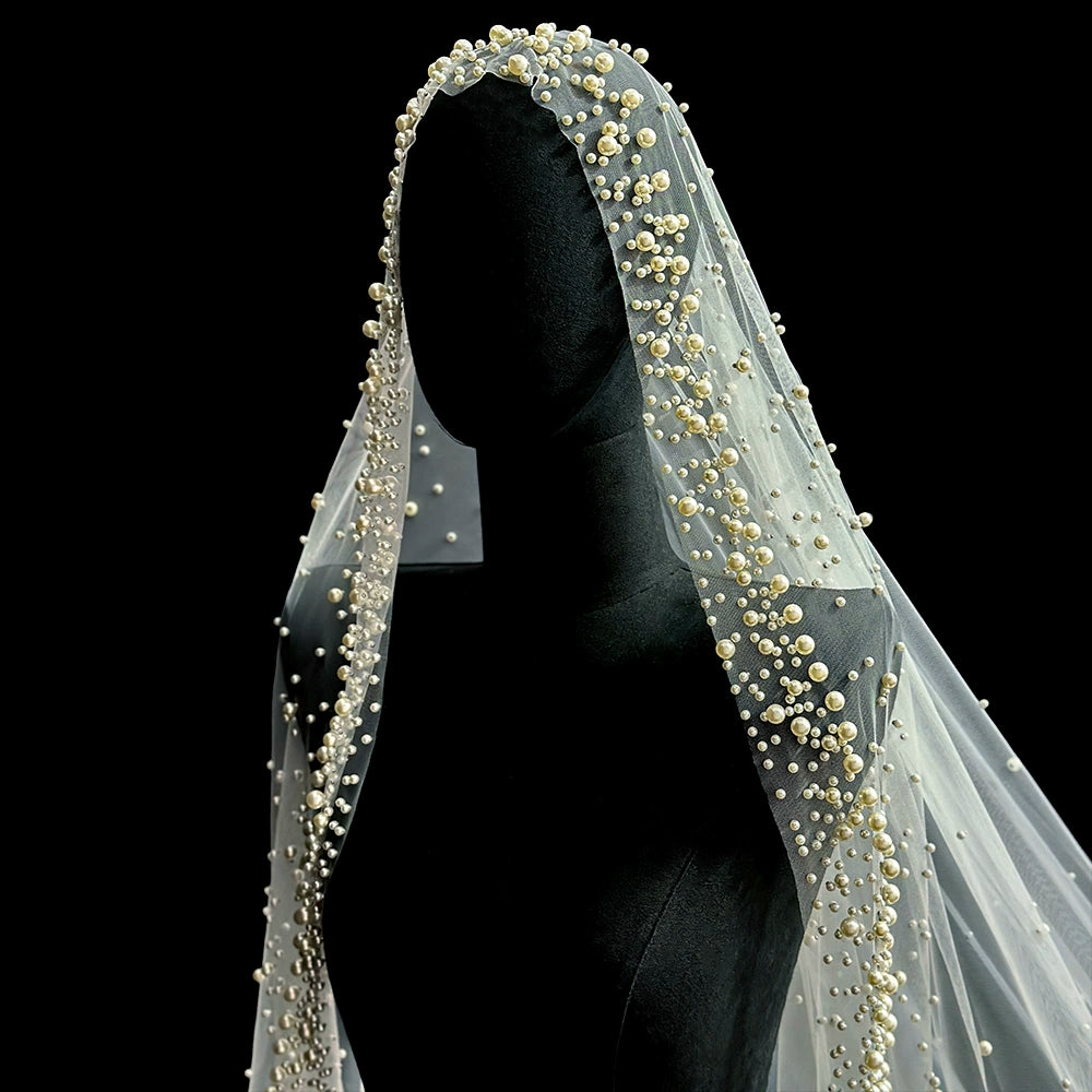 Pearl Wedding Veil Accessories