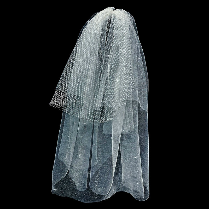 Wedding Veil Flash Mesh Puffy