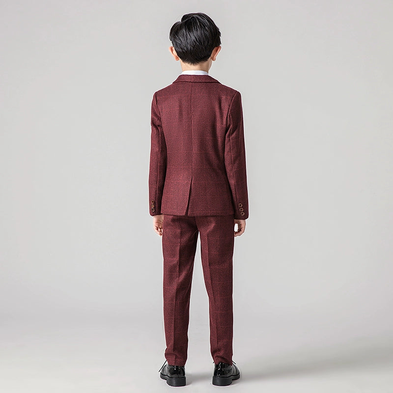 Boys' Classic Suit: Korean Style Piano Performance Outfit - Light Luxury