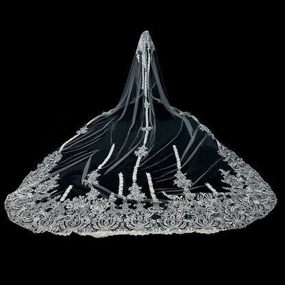 Luxury Bridal Veil 5M Long 3M Wide