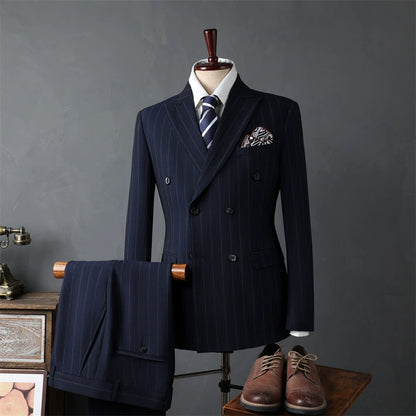 British Style 3-Piece Suit Set