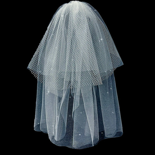 Wedding Veil Flash Mesh Puffy