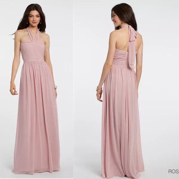 Fuchsia Long Bridesmaid Dress