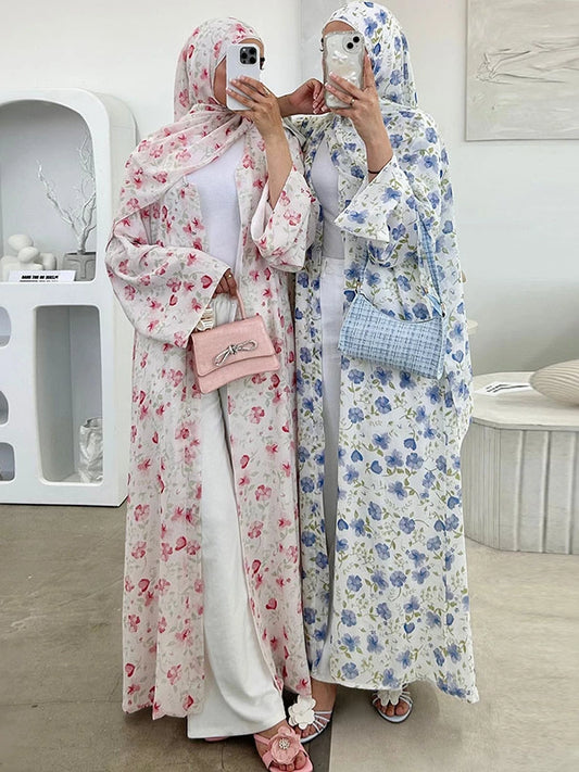 Elegant European Style Fashionable Cardigan Long Skirt Dress