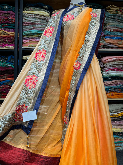 Beaded Indian Saree