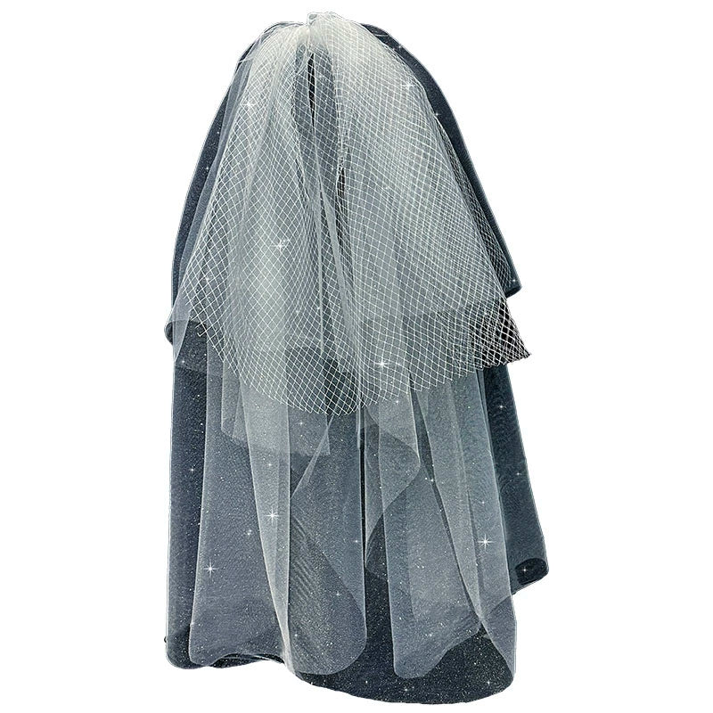 Wedding Veil Flash Mesh Puffy