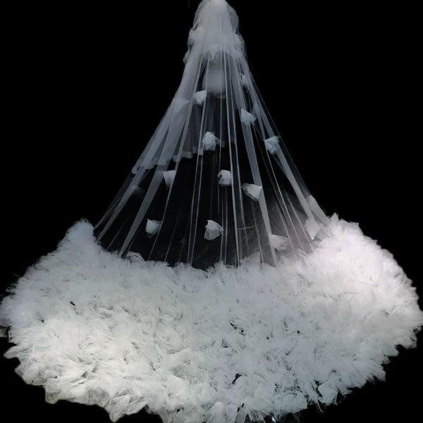 Wedding Bridal Veil Super Long Dragging