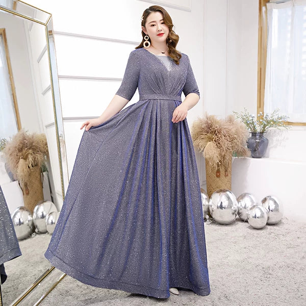 Elite Evening Gown Plus Size Fitted