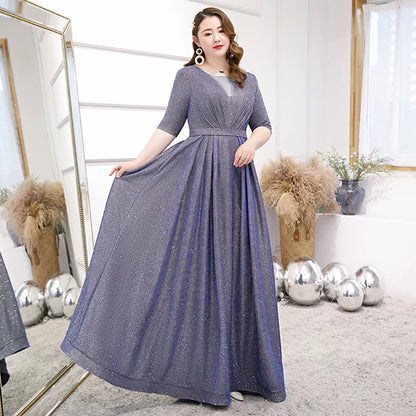 Elite Evening Gown Plus Size Fitted