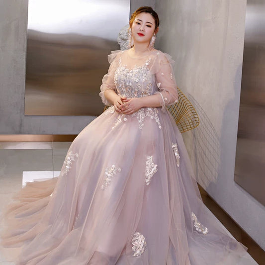 Ladies Fitted French Evening Dress