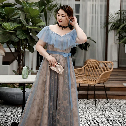 Elegant Plus Size Evening Dress