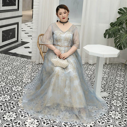 Lace French Elegant Wedding Evening Dress