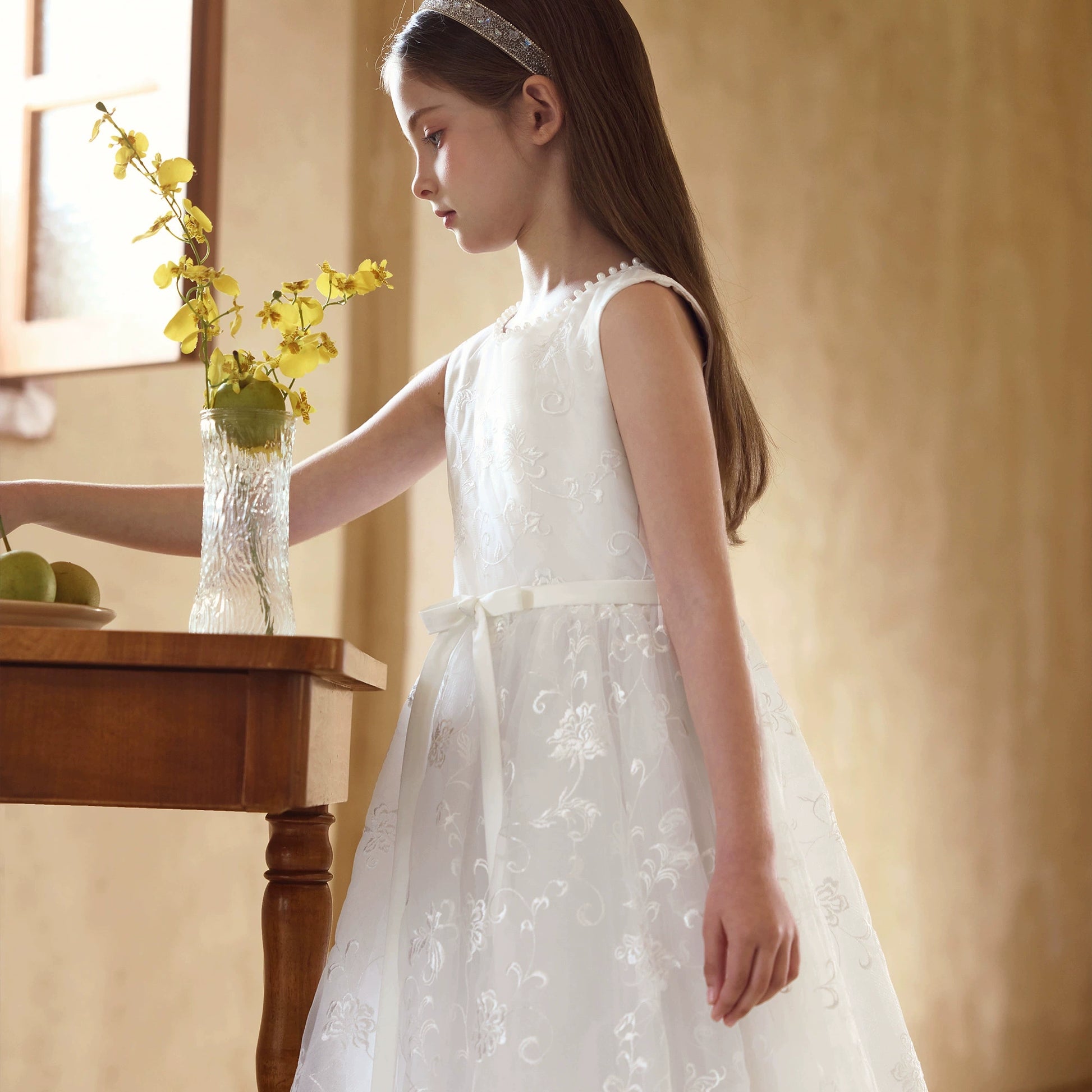 White Princess Costume Dress